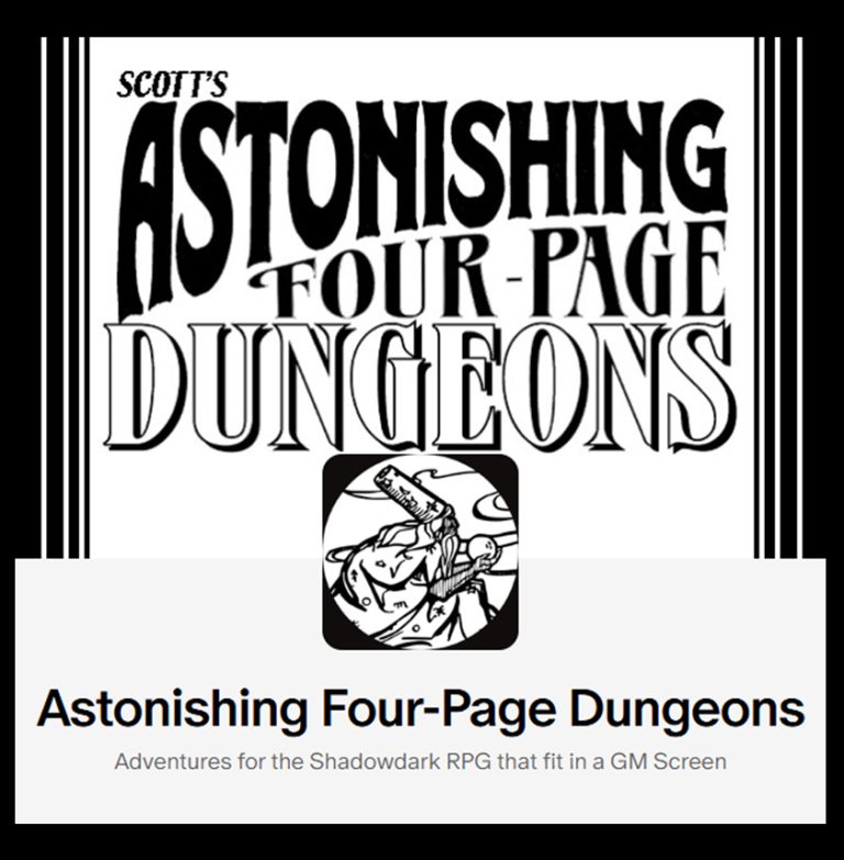 Read more about the article Scott’s Astonishing Four-Page Dungeons Patreon