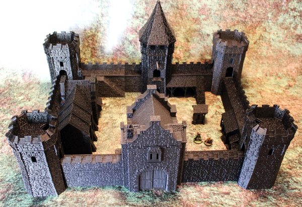 Bretonnian Castle - Cutter Mountain Fabrications 001